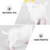 YARNOW 10 Pcs Mini Goats Figurines (Random Color) - High-end Sturdy PVC Material, Delicate Surface Treatment, Miniature Rural DIY Decoration, Bulk Plastic Goats Animal Figures