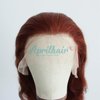 Aprilhair Pre-plucked #33 Reddish Brown 13X6 Lace Front Wigs Body Wave Glueless 150% Density Brazilian Virgin Human Hair 10 INCH