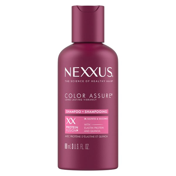 Nexxus Hair Color Assure Sulfate Free Shampoo with ProteinFusion, For Colored Treated Hair Color Shampoo 3 oz