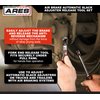 ARES 18070 – 2-Piece Automatic Slack Adjuster Release Tool and Wrench – Fork End Release Tool and Double Square Ratcheting Wrench for Air Brake System Adjustments – Carbon Steel Construction