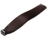 Loxxy Hair Extensions Human Hair Tape in Seamless Skin Weft 100% Real Remy Tape in Extensions Human Hair Invisible Natural Straight 20pcs 50gram #2 Darkest Brown 20Inch