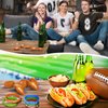 Sumind 24 Pcs Football Party Favors Include Mini Football Sports Stress Balls and Football Silicone Bracelets Rugby Silicone Wristbands for Football Themed Birthday Party Reward