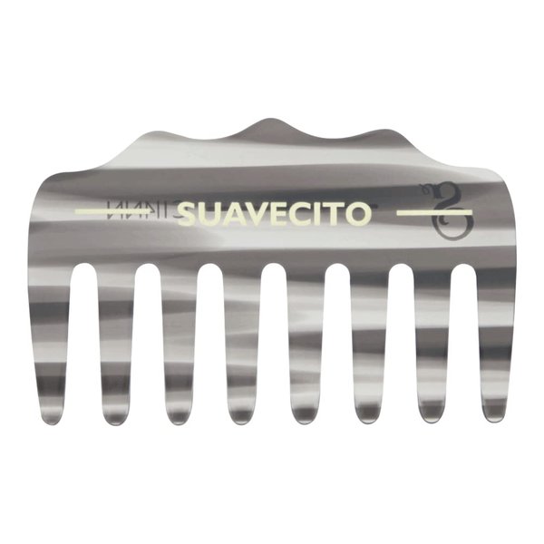 Suavecito Deluxe Rake Pocket Comb Black Wide Teeth Men's Styling