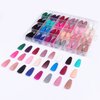 Press On Nails - LADYING 576 Pcs Coffin Ballet Shape Fake Nails, Matte Nails Full Cover Acrylic False Nail Art,24 Color Press on Nails With 6g Nail Glue For Nail DIY,with Nail File and Adhesive Tabs