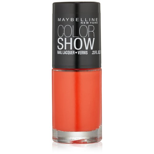 Maybelline New York Color Show Nail Lacquer, Orange Fix, 0.23 Fluid Ounce