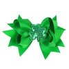 St. Patrick Baby Hairpin Girls Hair Clips Bows Alligator Clips Hair Barrettes JHSP16 (2 Pcs-F)
