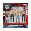 Bend-EMS™ Bendable Action Figures with Rubber Exterior and Internal Wire – Poseable and Safely Washable Toys for Ages 3 and Up – Officially Licensed WWE Set