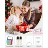 Karaoke Machine Kids with 2 Wireless Microphones, Mini Portable Bluetooth Speaker Kids Karaoke Machine for Girls with Led Lights Kids Toys Fun Birthday Gifts for 4,5,6,7,8 Year