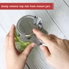 Octina Mason Jar Opener & Bottle Opener No Lid Dents or Damage, Manual Can Opener Easy Twist, Canning Jar Opener Top Remover Utensil for Various Lids