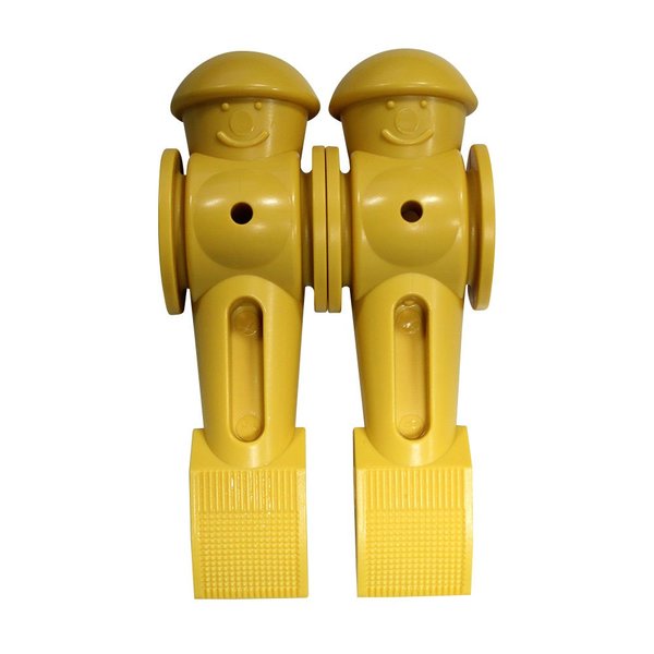 2 Tornado Foosball Counterbalanced Yellow Foosball Men