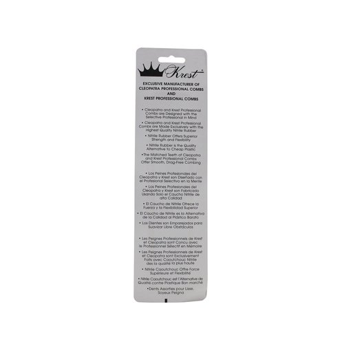 Krest Pro Care: Krest Black Space Tooth Comb #6000