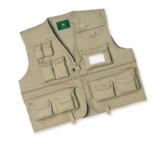 Crystal River Unisex Adult Modern C/R UTILITY VEST TAN 2XL, Multi