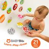 Floating Baby Flash Cards for Bathtub - Learn Numbers, Counting and Colors - Educational Bath Toys for Babies & Toddlers 3 Plus Months (Set of 21)