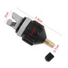 HEYTUR Inflatable Boat SUP Pump Adaptor Standard Schrader Conventional Air Pump Air Valve Adapter Spoke Plate Attachment(Black)