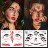 260+ PCS 36 Sheets Fake Tattoos Halloween Zombie Makeup Tattoos Temporary Realistic,Halloween Scar Tattoo Face Big Mouth Face Temporary Tattoos for women Men Kids