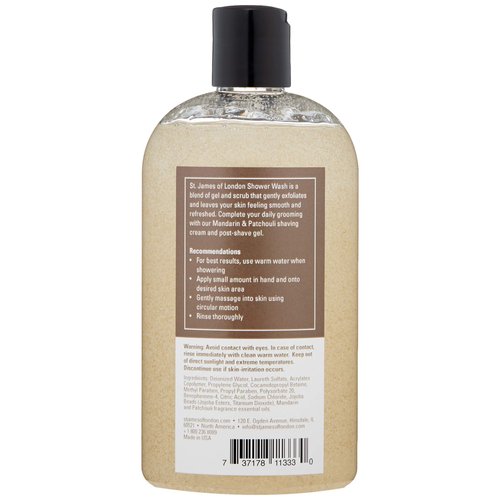 St James of London Mandarin & Patchouli Body Wash 0.5L