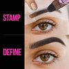 iMethod Eyebrow Stamp and Eyebrow Stencil Kit - Eyebrow Stamp and Shaping Kit for Perfect Brow, Eye Brow Shaping Kit, Long-lasting, Light Brown