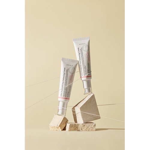 AXIS-Y LHA Peel & Fill Pore Balancing Cream with LHA, Centella Asiatica & Green Tea | Exfoliating & Pore Minimizing Cream for Sensitive Skin | Vegan & Cruelty-Free Korean Skin Care | 50ml / 1.69 fl.oz