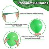 Soccer Party Decorations Balloon, 12 Inch Soccer Balloons 50Pcs Green and Black Latex Balloons with Soccer Printed Balloons for Men Boys Kids Soccer Party Baby Shower Sports Theme Party Decor
