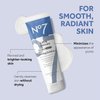 No7 Lift & Luminate Dual Action Cleansing & Exfoliating Face Wash - Gentle Face Exfoliator with Vitamin C, E & B5 - Deep Pore Cleanser for Dull & Uneven Skin Tone (3.3 Fl Oz)