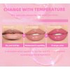 MAEPEOR Changing Lip Gloss 7 Colors Moisturizing Non-sticky Lip Oil Gloss Nourishing Shiny Glossy Lipgloss for Lip Care and Dry Lip (Color 01)