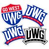 University of West Georgia Sticker UWG Wolves Stickers Vinyl Decals Laptop Water Bottle Car Scrapbook T2 (Type 2)