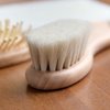 Little Dedi Premium Baby Hair Brush Set – Natural Goat Hair & Bamboo Bristle Brushes, Beechwood Comb, Cotton Pouch – Gentle Scalp Care for Newborns & Toddlers, Gift-Ready & Eco-Friendly