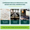 Soeos Chinkiang Vinegar 16.9 fl oz (500ml), 3 Years Aged, Naturally Fermented, Mature Aged Black Vinegar, Chinese Black Vinegar, Zhenjiang Vinegar, Black Rice Vinegar, Black Vinegar Chinese.