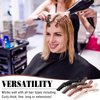 Havawish 12 Pcs Alligator Clips for Hair Styling Matte Alligator Hair Clips Crocodile Clips Hair Sectioning Clips for Women Hair Styling(Brown)