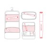 Travel Toothbrush Case Plastic Container Box Breathable Design with Air Hole More Toothbrush Tube for Home Daily Office Business Use (Light Blue)