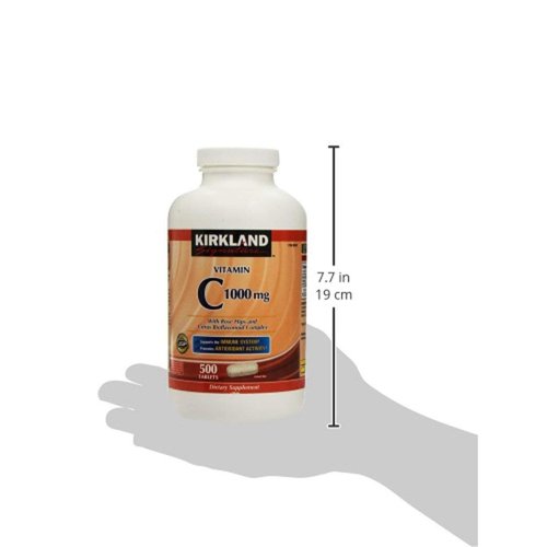 Kirkland Signature Vitamin C w/ Rose Hips 500 Tablets