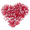 Honbay 1440PCS 5mm ss20 Sparkly Round Flatback Rhinestones Crystals, Non-Self-Adhesive (Red)