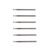 MZCMSL Round Ball Cuticle Bit Set with Case, 3/32 Shank Manicure Drill Bits,6pcs Cuticle Remover Bits(φ2.34mm)