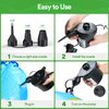 PULIDIKI Air Pump Electric Air Pump for Inflatables Air Mattress Pump with 3 Nozzles Inflator/Deflator Portable Quick Air Pump for Camping Air Mattress Bed, Air Sofa, Pool Toys AC/DC (50W)