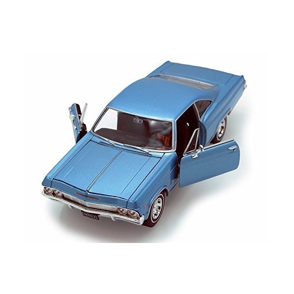 Welly 1965 Chevy Impala SS396 1/24 Scale Diecast Model Car Blue by Welly