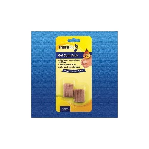 TheraStep | Gel Corn Pads|x 2 | One Size | Soothing Vitamin E & Aloe by Silipos