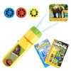 Handheld Flashlight Projector for Kids, MIANTANG 2 Themes 48 Images Early Educational Bedtime Story Baby Toy, Torch Light Wall Ceiling Gift for Toddler Boys Girls (Wild Animals+Sea World)
