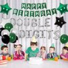 Cheereveal 10th Birthday Decorations Green for Boys Girls Double Digits Birthday Party Supplies Happy Birthday Banner Cake Topper for 10 Year Old Birthday Decor