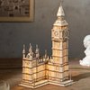 Rolife 3D Wooden Puzzles Big Ben Craft Model Kits for Adults to Build Birthday Gift for Family and Friends