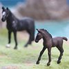 Gemini&Genius Horses Toy for Kids, Farm Horse Animal Playset, Stallion with Horse Cub Family Action Figures Party Favors Supplies, Party Cupcake Toppers, Birthday Gifts for Kids