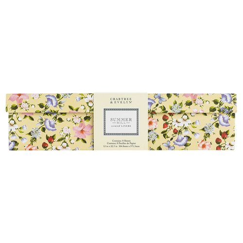 CRABTREE & EVELYN Summer Hill Drawer Liners 12 in x 22.5 in