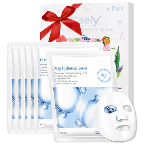 WanTuoluo Spa Party Facial Face Masks for Skin Care,Collagen Facial Mask Skincare Set Korean,Moisturizing Hydrating Soothing for All Skin Types,Natural Home Spa Treatment Mask