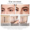 Eyebrow Pen Light Brown, Microblading Eyebrow Pencil Smudge-Proof Brow Pencil with Upgrade Micro-Fork Tip Waterproof Microblading Pencil for Eyebrows Long-Lasting Natural By Aaiffey
