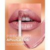 MAKI YIKA Pink Nude Lipstick for Women Metallic Lipsticks Glitter Long Lasting Lipstick No Smudge No Transfer Liquid Lip Gloss (BR017 Love Fighter)
