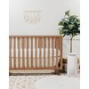 Crane Baby Wrap Around Bed Skirt for Crib, Cotton Crib Skirt for Boy's and Girl's Nursery, Natural, 28”w x 52”h x 16”d