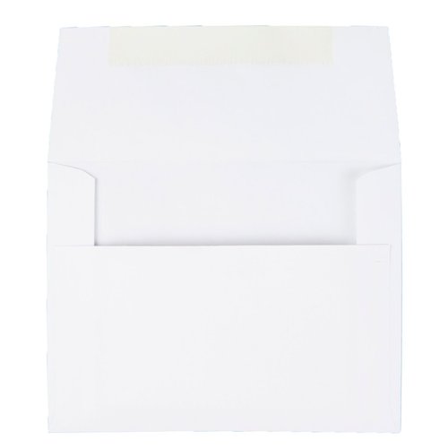 Quality Park Invitation Envelopes, #5.5, White, 4.375 x 5.75 inches,Box of 100 (36217)