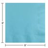 50-Count Touch of Color 3-Ply Paper Beverage Napkins, Pastel Blue