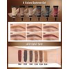 Tinted Eyebrow Gel Kit-2PCS Brown Thickening Brow gel para cejas,Brow Fillers,Fast Definitio Brow Glue,Natural Long Lasting Waterproof Eyebrow Makeup Gift for Women with 2 Eyebrow Brushes-Set 03