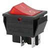 Baomain Red Light DPST ON/Off Snap in Boat Rocker Switch 4 Pin 16A/250V UL TUV List (1, Red)