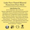 Earth Mama Lady Face® Tinted Mineral Sunscreen Stick SPF 40 Set |Contains Certified Organic Shea and Coca Butter | Foundation + Concealer + Contour, Blends with Most Skin Tones, 2-Pack